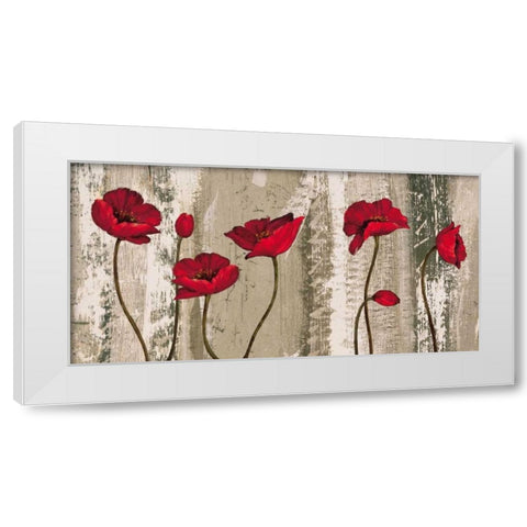 Audition White Modern Wood Framed Art Print by Francis, Brian