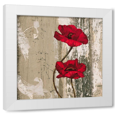 Take Two II White Modern Wood Framed Art Print by Francis, Brian