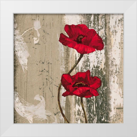 Take Two II White Modern Wood Framed Art Print by Francis, Brian