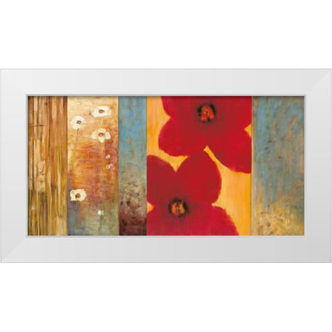 Vibe I White Modern Wood Framed Art Print by Francis, Brian