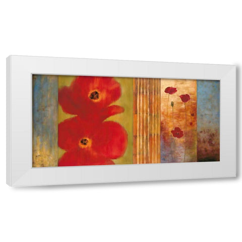 Vibe II White Modern Wood Framed Art Print by Francis, Brian