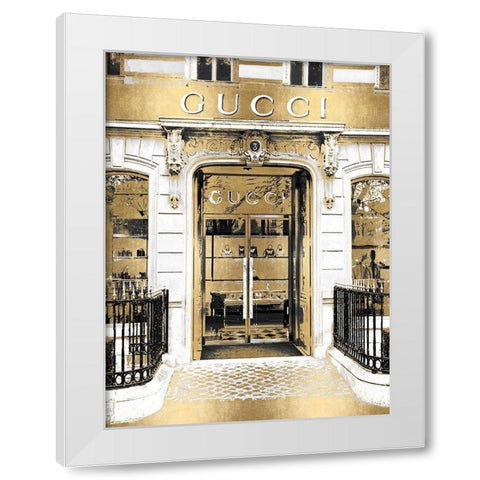Designer Entrance VIII White Modern Wood Framed Art Print by Blake, Madeline