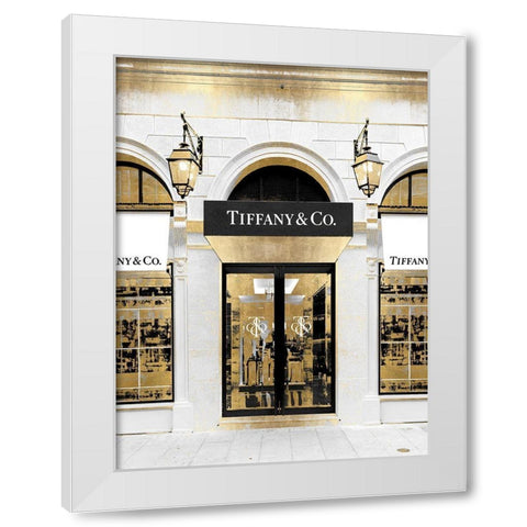 Designer Entrance IX White Modern Wood Framed Art Print by Blake, Madeline