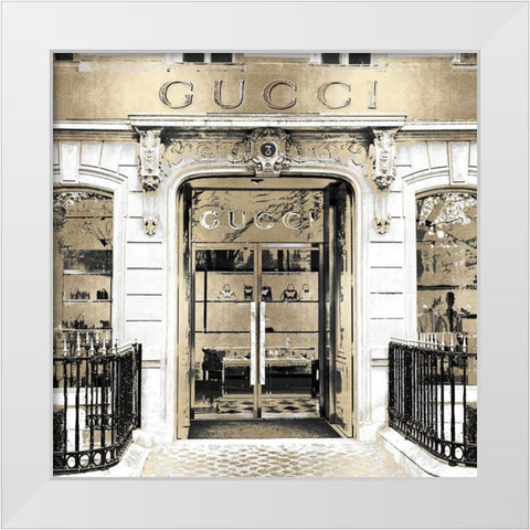 Fashion Boutique I White Modern Wood Framed Art Print by Blake, Madeline