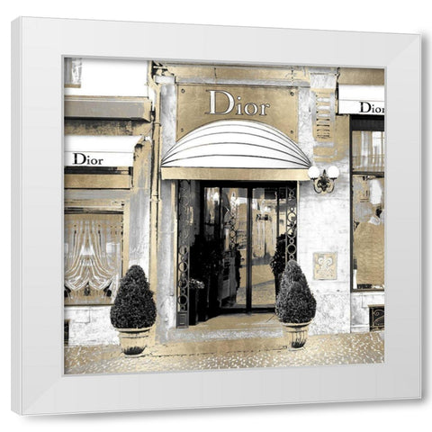Fashion Boutique III White Modern Wood Framed Art Print by Blake, Madeline