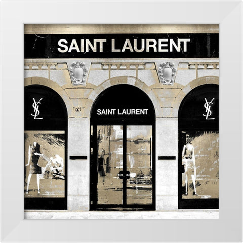 Fashion Boutique IV White Modern Wood Framed Art Print by Blake, Madeline