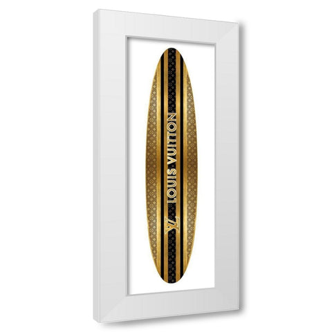 Fashion Surfboard France VII White Modern Wood Framed Art Print by Blake, Madeline