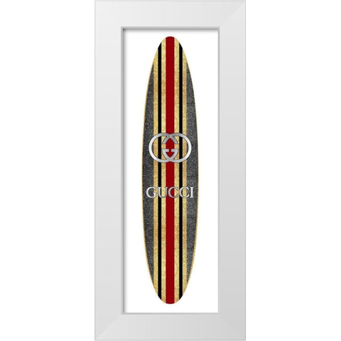 Fashion Surfboard Italy IV White Modern Wood Framed Art Print by Blake, Madeline