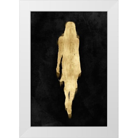 Fashion Figure Gold II White Modern Wood Framed Art Print by Blake, Madeline