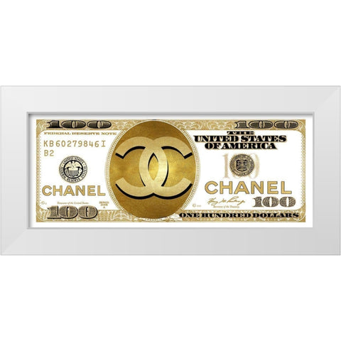 Fashion Cash I White Modern Wood Framed Art Print by Blake, Madeline