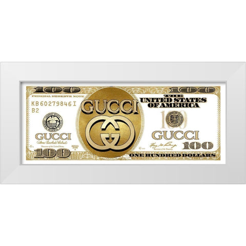 Fashion Cash III White Modern Wood Framed Art Print by Blake, Madeline
