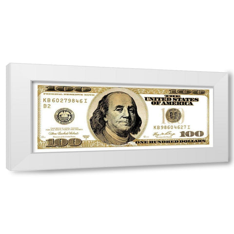 New Money I White Modern Wood Framed Art Print by Blake, Madeline