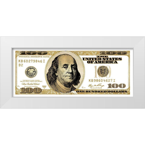 New Money I White Modern Wood Framed Art Print by Blake, Madeline