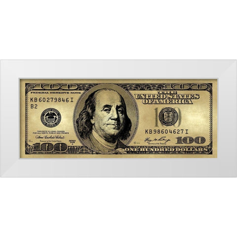 New Money II White Modern Wood Framed Art Print by Blake, Madeline