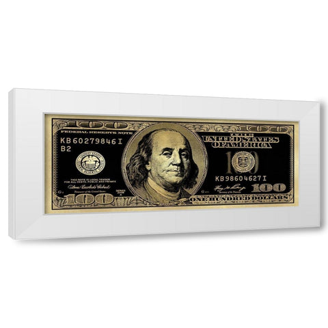 New Money III White Modern Wood Framed Art Print by Blake, Madeline