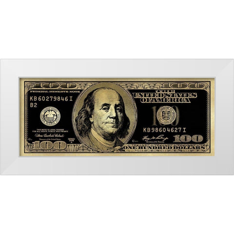 New Money III White Modern Wood Framed Art Print by Blake, Madeline