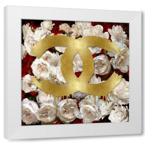 Fashion and Flowers I White Modern Wood Framed Art Print by Blake, Madeline