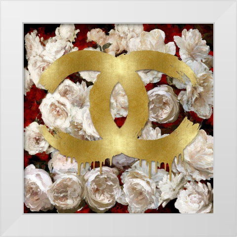 Fashion and Flowers I White Modern Wood Framed Art Print by Blake, Madeline
