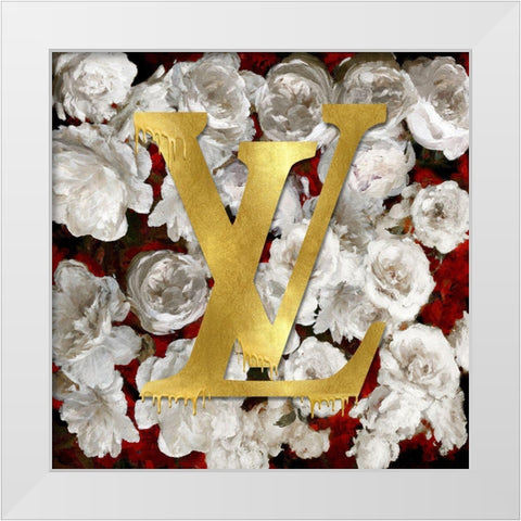 Fashion and Flowers II White Modern Wood Framed Art Print by Blake, Madeline