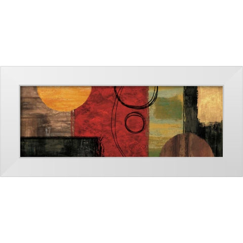 Within Reason White Modern Wood Framed Art Print by Nelson, Brent