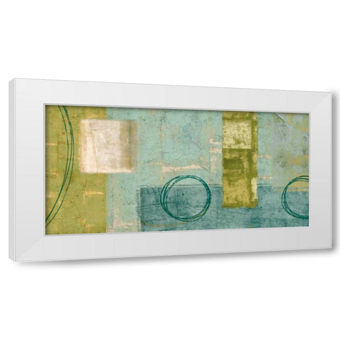 Sublime White Modern Wood Framed Art Print by Nelson, Brent