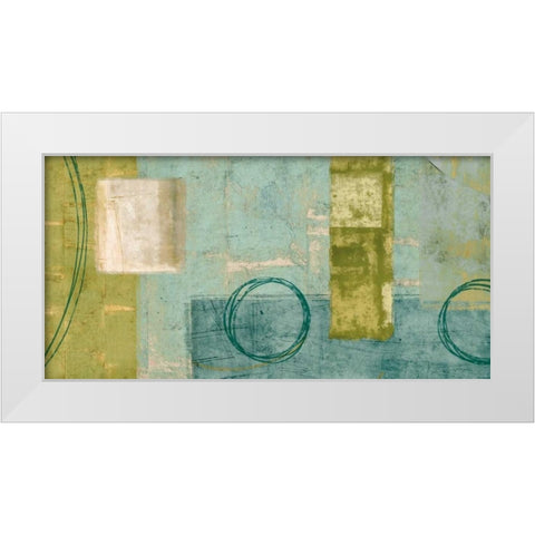 Sublime White Modern Wood Framed Art Print by Nelson, Brent