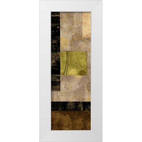 Elevate I White Modern Wood Framed Art Print by Nelson, Brent