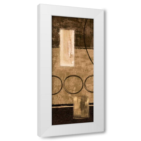Pause to Reflect I White Modern Wood Framed Art Print by Nelson, Brent