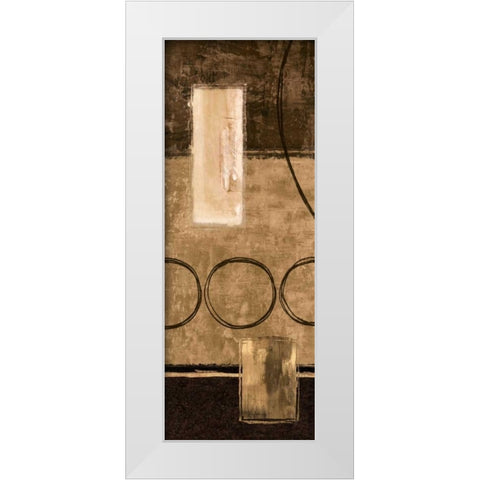 Pause to Reflect I White Modern Wood Framed Art Print by Nelson, Brent