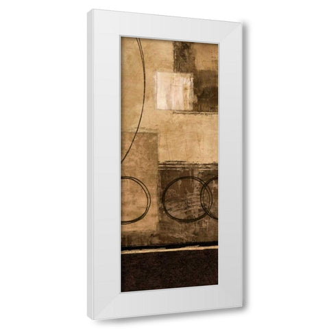 Pause to Reflect II White Modern Wood Framed Art Print by Nelson, Brent