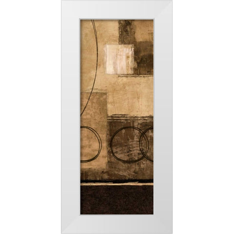 Pause to Reflect II White Modern Wood Framed Art Print by Nelson, Brent