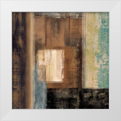Boundless I White Modern Wood Framed Art Print by Nelson, Brent