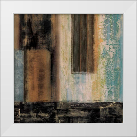 Boundless II White Modern Wood Framed Art Print by Nelson, Brent