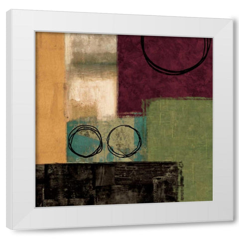 For the Sake of It I White Modern Wood Framed Art Print by Nelson, Brent