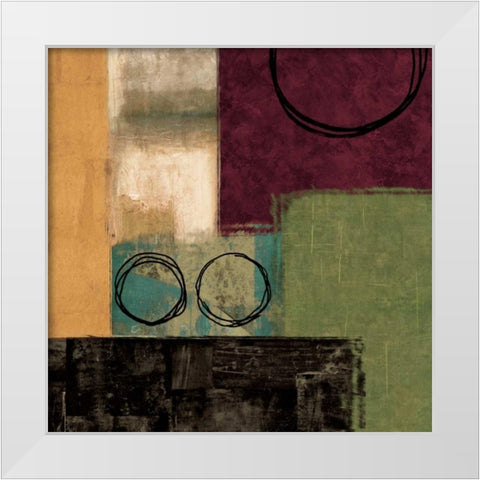 For the Sake of It I White Modern Wood Framed Art Print by Nelson, Brent