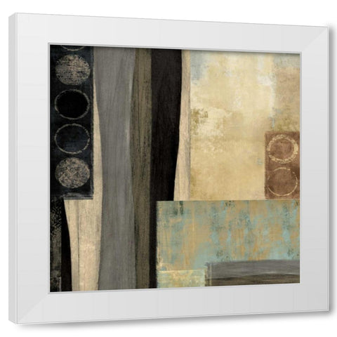 By the Way I White Modern Wood Framed Art Print by Nelson, Brent