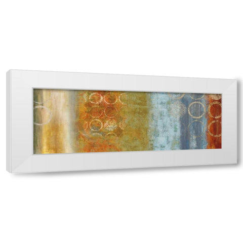 Luxuriate I White Modern Wood Framed Art Print by Nelson, Brent