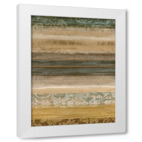Ambient II White Modern Wood Framed Art Print by Nelson, Brent