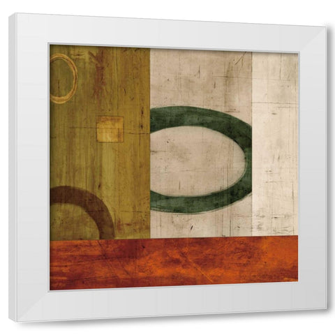 Next II White Modern Wood Framed Art Print by Nelson, Brent