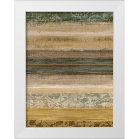 Ambient I White Modern Wood Framed Art Print by Nelson, Brent