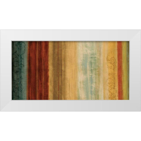 Nuanced II White Modern Wood Framed Art Print by Nelson, Brent