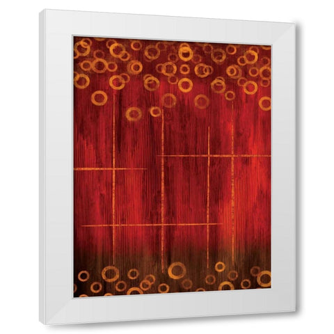 Ascending I White Modern Wood Framed Art Print by Nelson, Brent