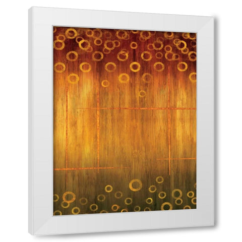 Ascending II White Modern Wood Framed Art Print by Nelson, Brent