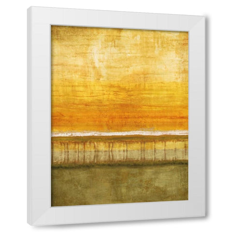 Skys the Limit I White Modern Wood Framed Art Print by Nelson, Brent