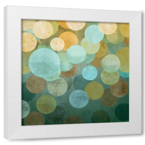 Upward II White Modern Wood Framed Art Print by Nelson, Brent