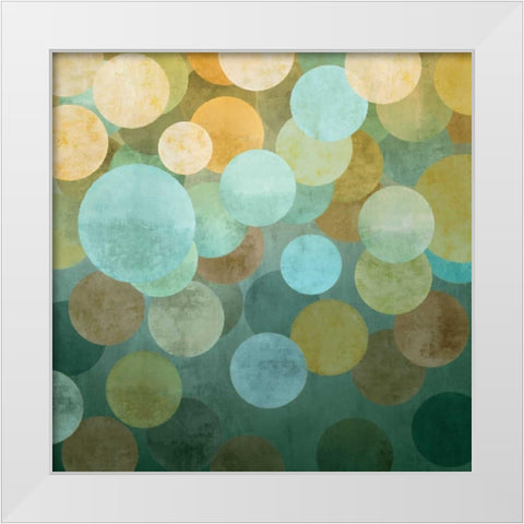 Upward II White Modern Wood Framed Art Print by Nelson, Brent