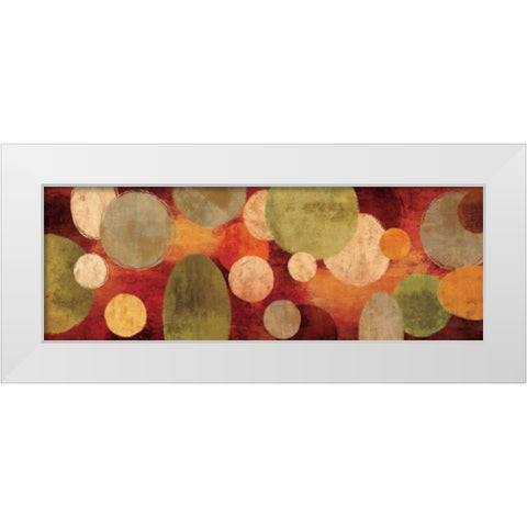 With Gusto II White Modern Wood Framed Art Print by Nelson, Brent