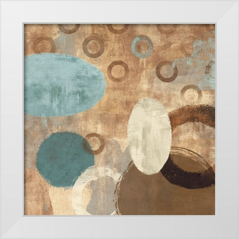 Happy Go Lucky II White Modern Wood Framed Art Print by Nelson, Brent