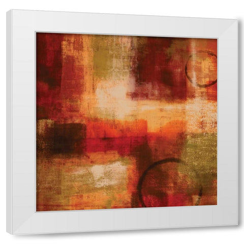 Brave New World I White Modern Wood Framed Art Print by Nelson, Brent