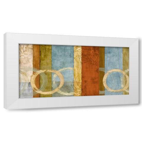 Inside Out White Modern Wood Framed Art Print by Nelson, Brent
